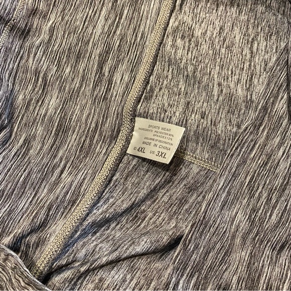 6 pairs of Leggings 3XL Black, Blue, Purple, and Gray - Picture 6 of 16